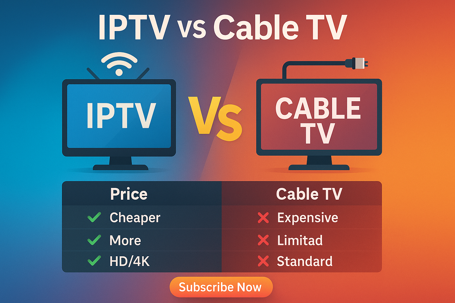 IPTV vs Cable TV Comparison